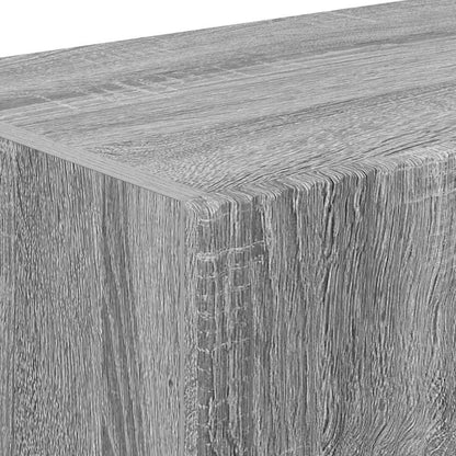 Tv Wall Cabinet 98 X 31 X 29,5 Cm Šedá Sonoma Kompozitní Dřevo