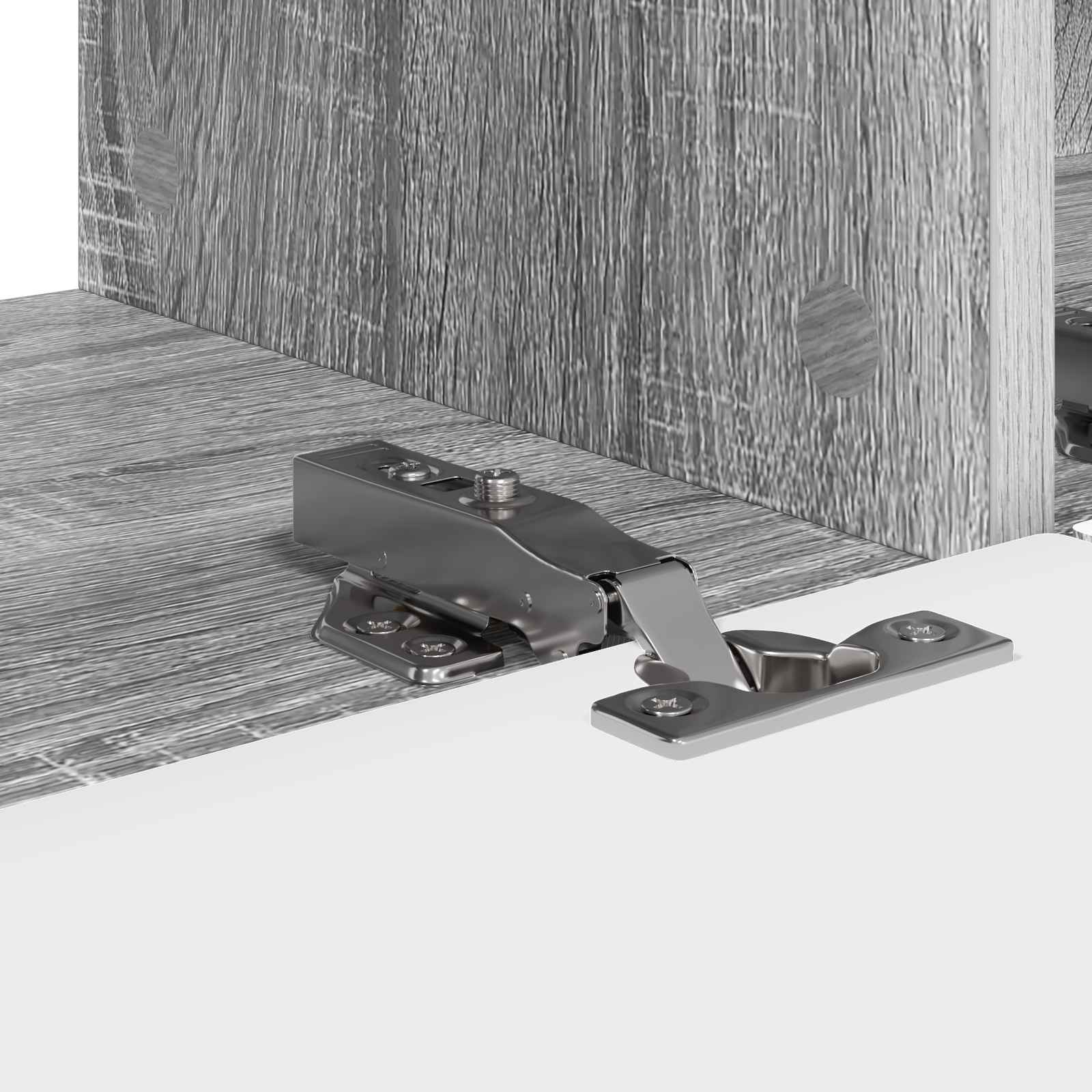 Tv Wall Cabinet 2 Pcs Šedá Sonoma Kompozitní Dřevo