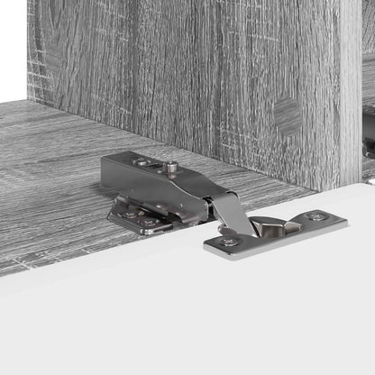 Tv Wall Cabinet 2 Pcs Šedá Sonoma Kompozitní Dřevo