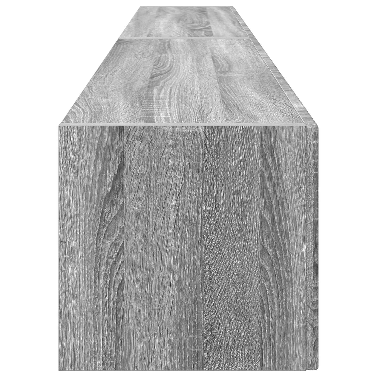 Tv Wall Cabinet 2 Pcs Šedá Sonoma Kompozitní Dřevo