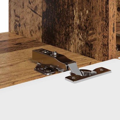 Tv Wall Cabinet 98 X 31 X 29,5 Cm Staré Dřevo Kompozitní Dřevo