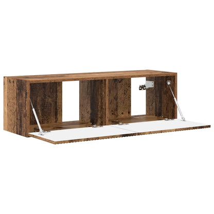 Tv Wall Cabinet 98 X 31 X 29,5 Cm Staré Dřevo Kompozitní Dřevo