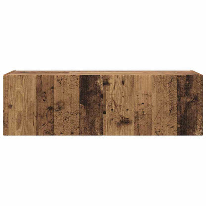 Tv Wall Cabinet 98 X 31 X 29,5 Cm Staré Dřevo Kompozitní Dřevo