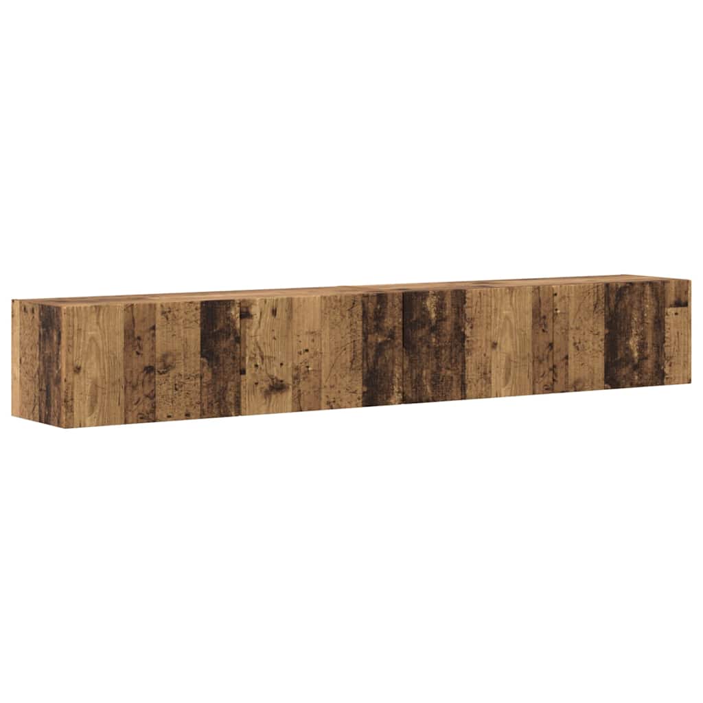Tv Wall Cabinet 2 Pcs Staré Dřevo Kompozitní Dřevo