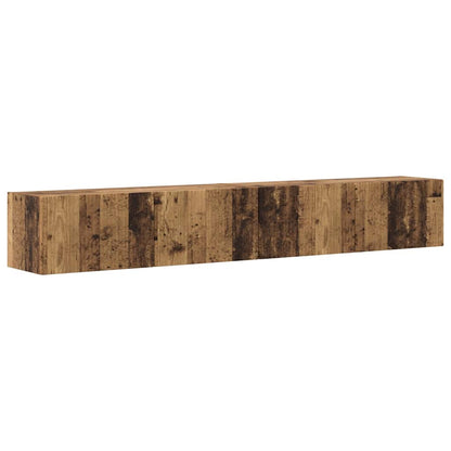 Tv Wall Cabinet 2 Pcs Staré Dřevo Kompozitní Dřevo