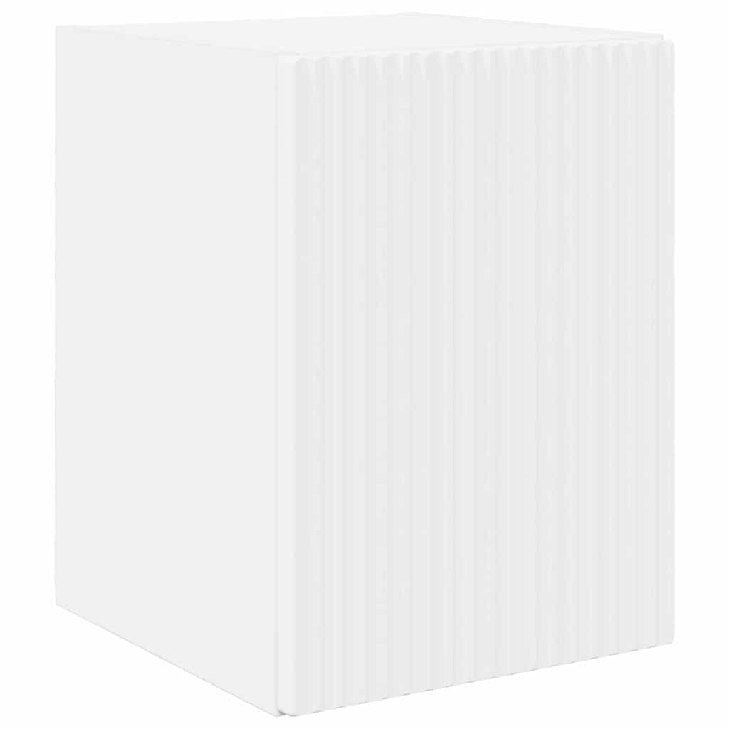 Tv Wall Cabinet 2 Pcs Bílá Kompozitní Dřevo