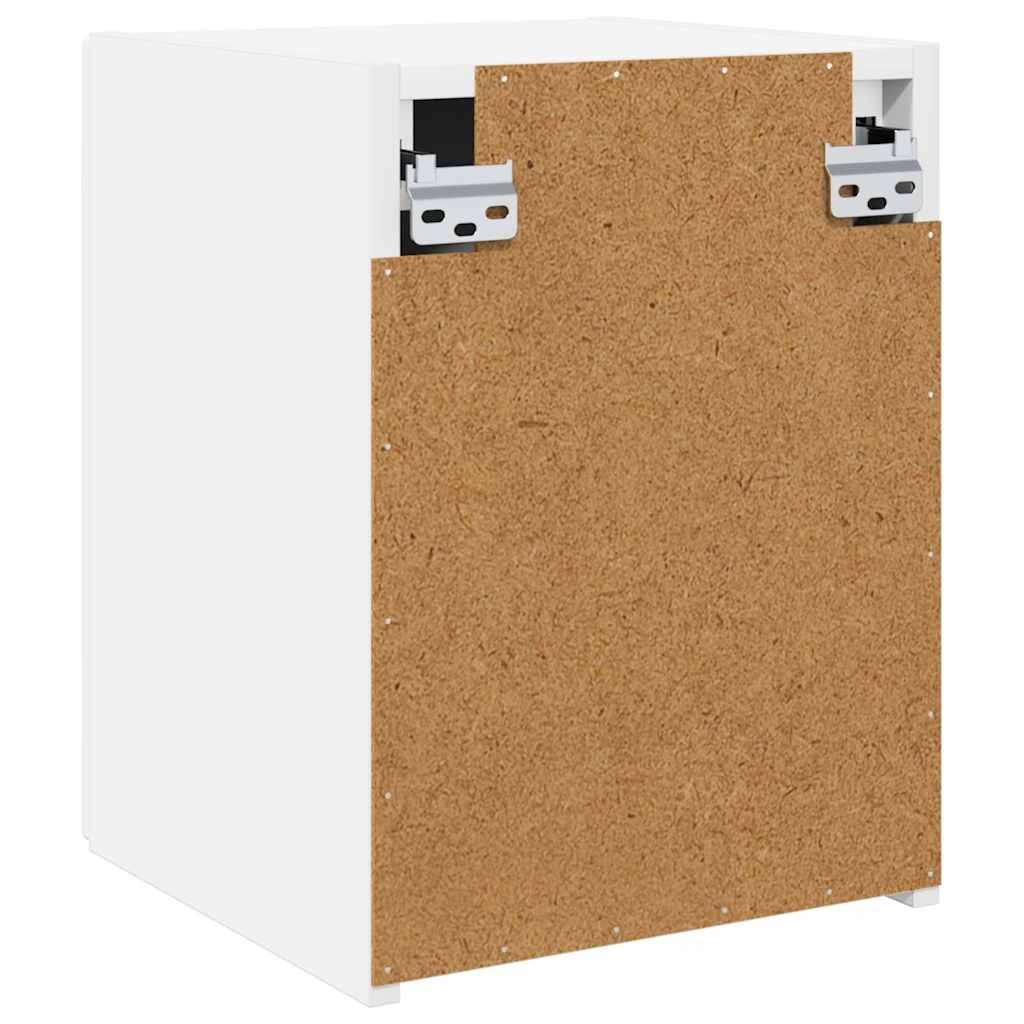Tv Wall Cabinet 2 Pcs Bílá Kompozitní Dřevo