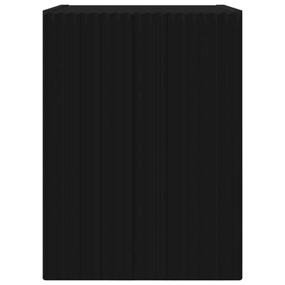 Tv Wall Cabinet 2 Pcs Černá Kompozitní Dřevo