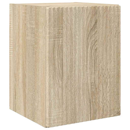 Tv Wall Cabinet 30 X 31 X 40 Cm Sonoma Kompozitní Dřevo