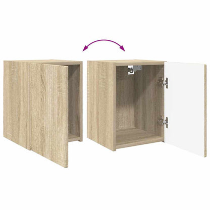 Tv Wall Cabinet 30 X 31 X 40 Cm Sonoma Kompozitní Dřevo