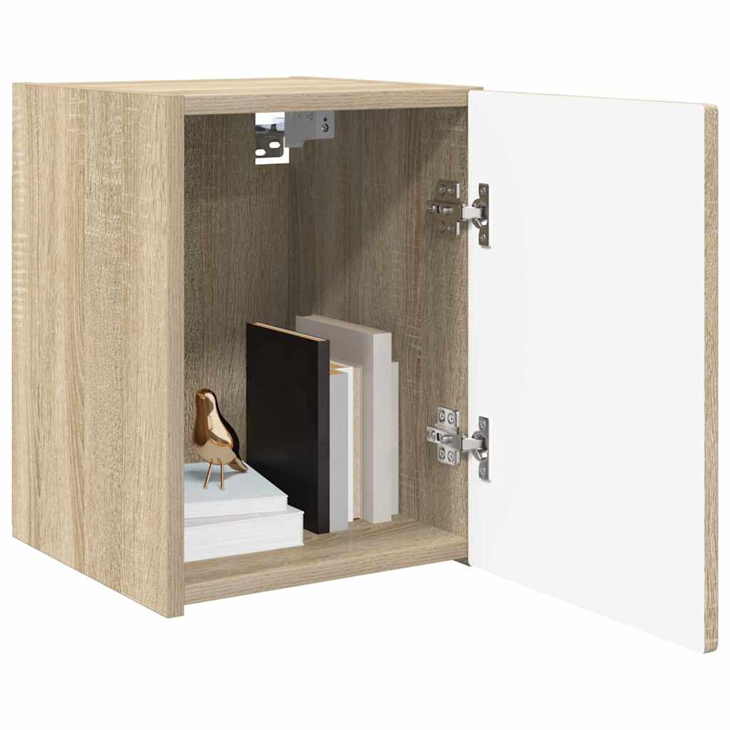 Tv Wall Cabinet 30 X 31 X 40 Cm Sonoma Kompozitní Dřevo
