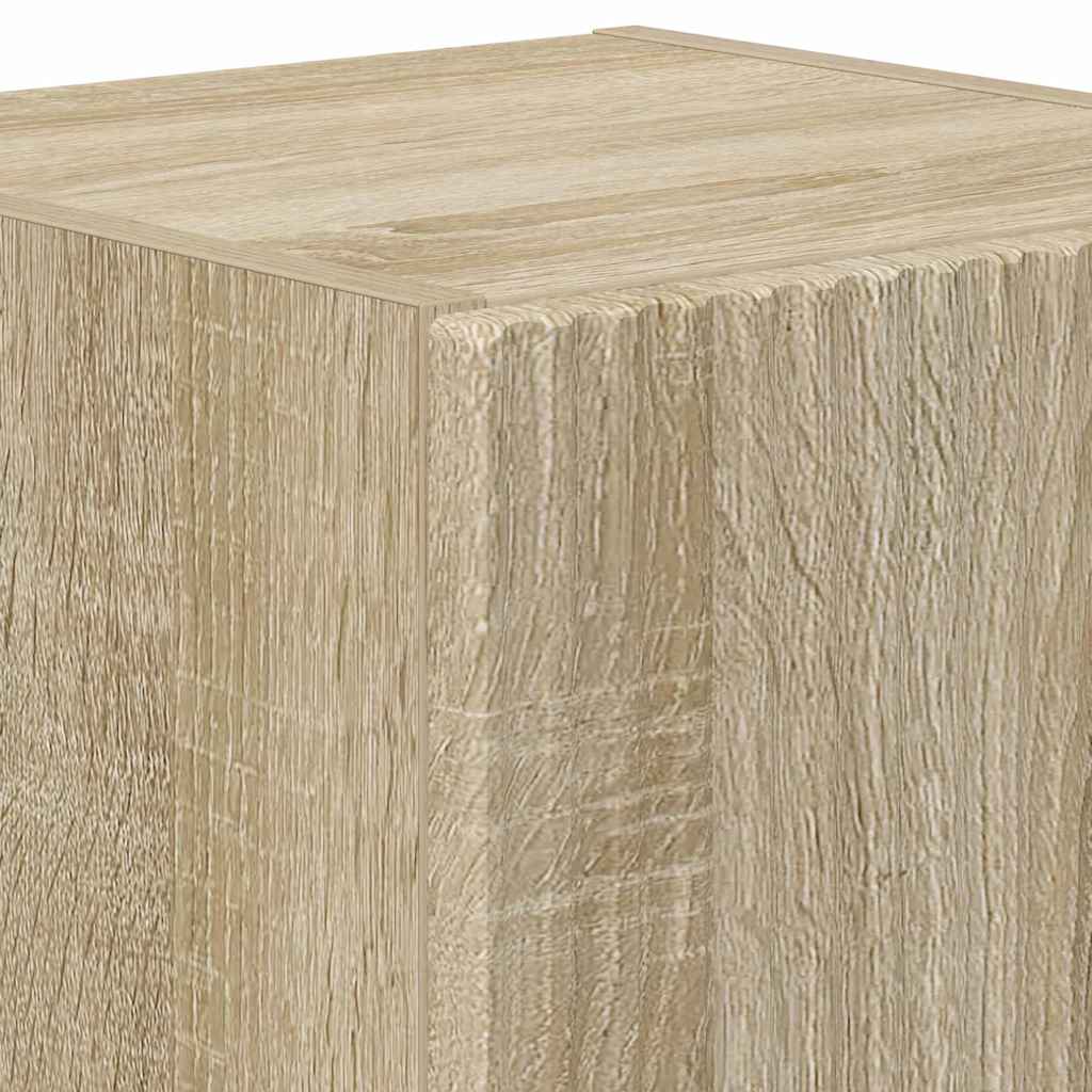 Tv Wall Cabinet 2 Pcs Sonoma Kompozitní Dřevo