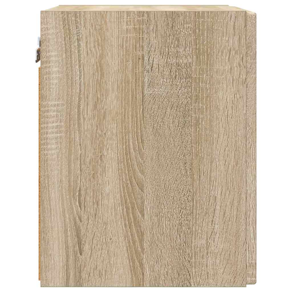 Tv Wall Cabinet 2 Pcs Sonoma Kompozitní Dřevo