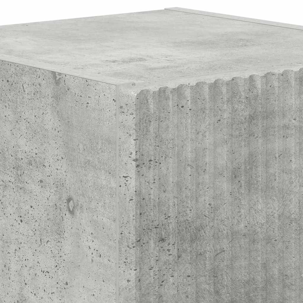 Tv Wall Cabinet 2 Pcs Beton Kompozitní Dřevo