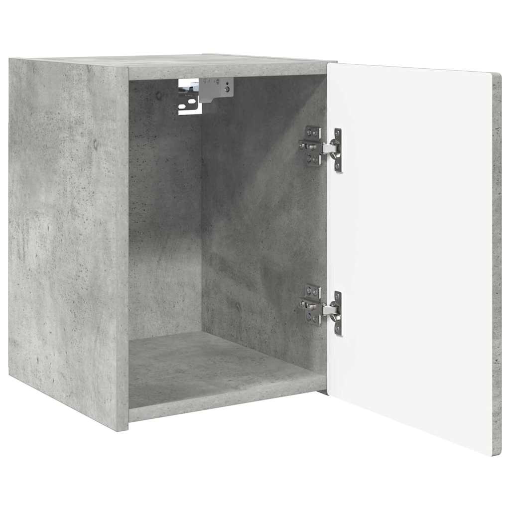 Tv Wall Cabinet 2 Pcs Beton Kompozitní Dřevo