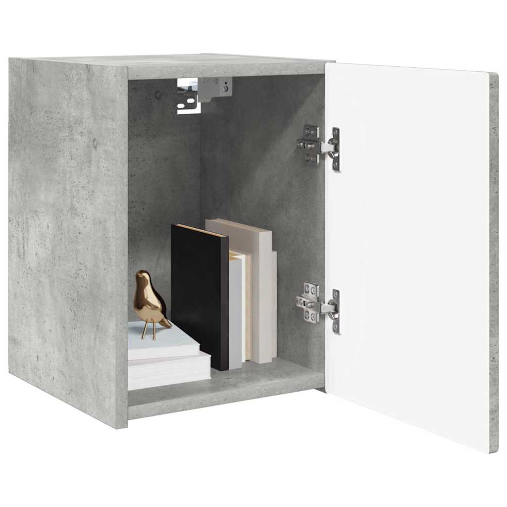 Tv Wall Cabinet 2 Pcs Beton Kompozitní Dřevo