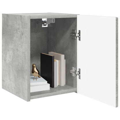 Tv Wall Cabinet 2 Pcs Beton Kompozitní Dřevo
