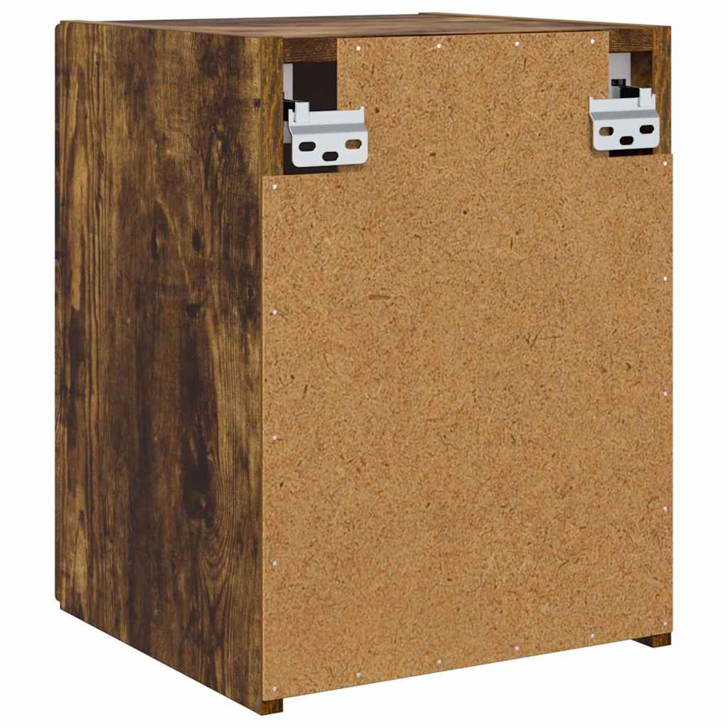 Tv Wall Cabinet 2 Pcs Kouřový Dub Kompozitní Dřevo