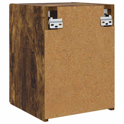 Tv Wall Cabinet 2 Pcs Kouřový Dub Kompozitní Dřevo