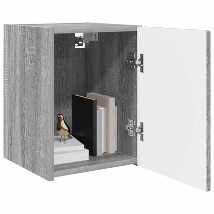 Tv Wall Cabinet 30 X 31 X 40 Cm Šedá Sonoma Kompozitní Dřevo