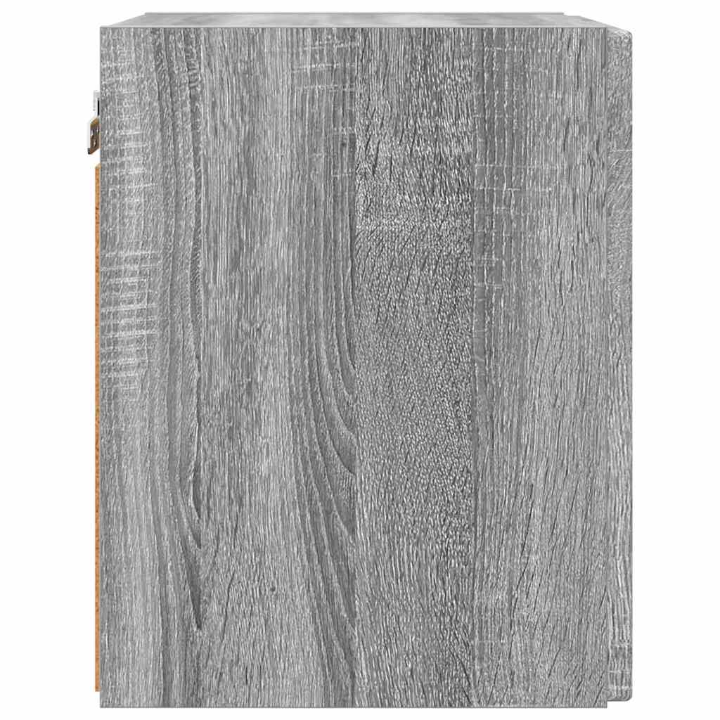 Tv Wall Cabinet 30 X 31 X 40 Cm Šedá Sonoma Kompozitní Dřevo