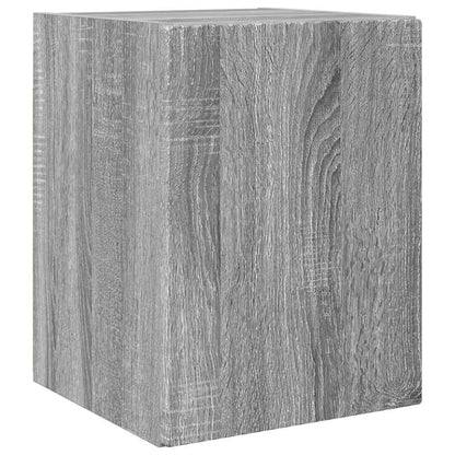 Tv Wall Cabinet 2 Pcs Šedá Sonoma Kompozitní Dřevo