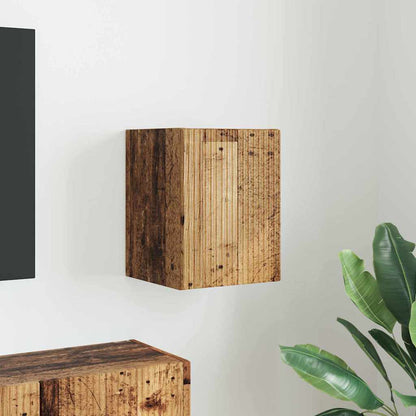 Tv Wall Cabinet 30 X 31 X 40 Cm Staré Dřevo Kompozitní Dřevo