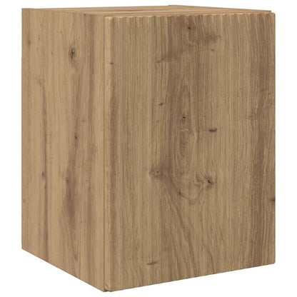Tv Wall Cabinet 30 X 31 X 40 Cm Umělecký Dub Kompozitní Dřevo