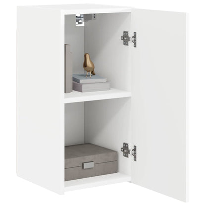 Tv Wall Cabinet 2 Pcs Bílá Kompozitní Dřevo