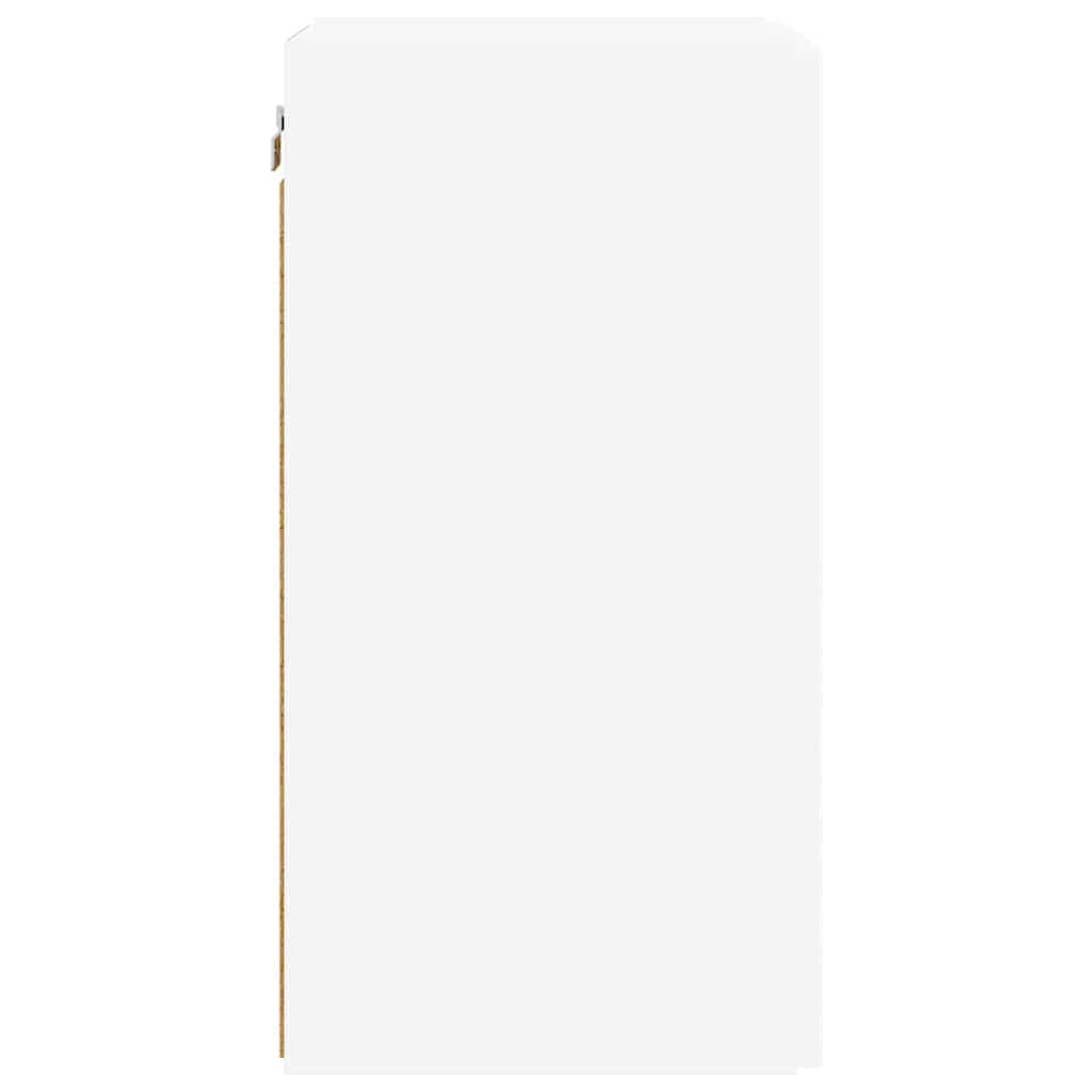 Tv Wall Cabinet 2 Pcs Bílá Kompozitní Dřevo