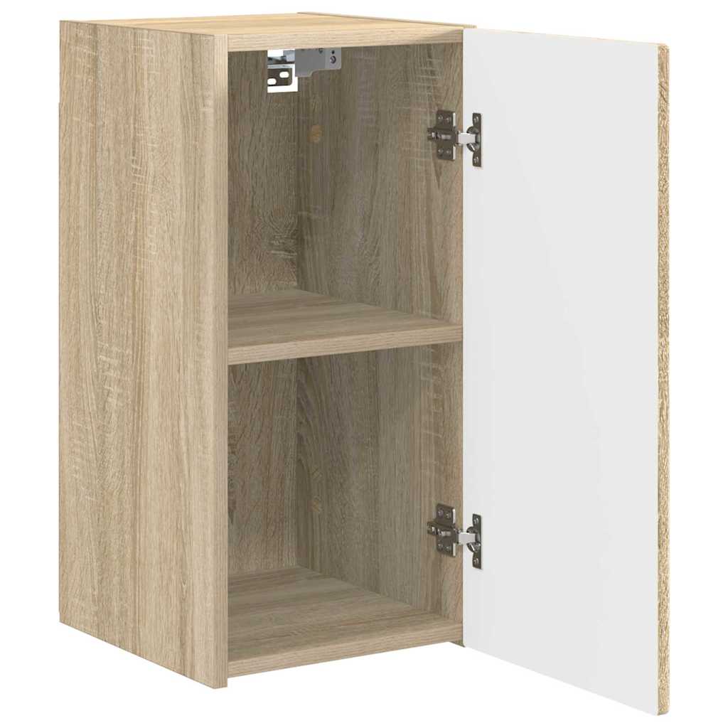 Tv Wall Cabinet 30 X 31 X 60 Cm Sonoma Kompozitní Dřevo