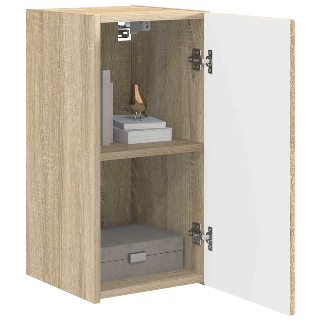 Tv Wall Cabinet 30 X 31 X 60 Cm Sonoma Kompozitní Dřevo