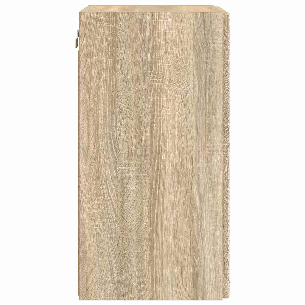 Tv Wall Cabinet 2 Pcs Sonoma Kompozitní Dřevo