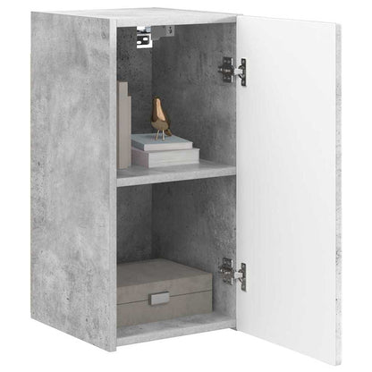 Tv Wall Cabinet 30 X 31 X 60 Cm Beton Kompozitní Dřevo