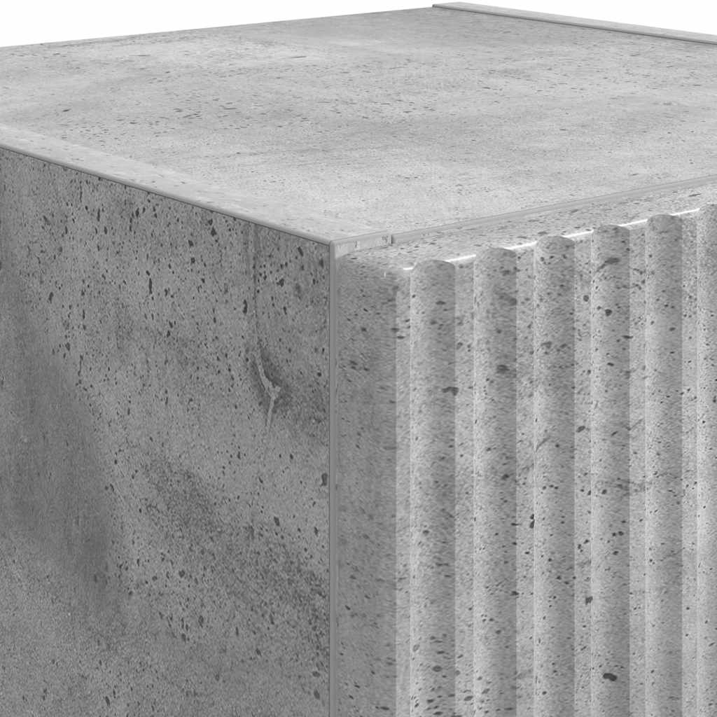 Tv Wall Cabinet 2 Pcs Beton Kompozitní Dřevo