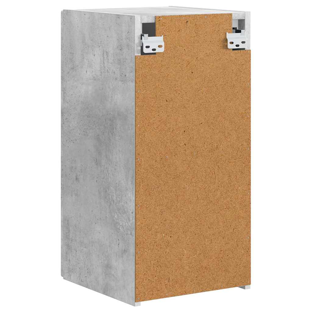 Tv Wall Cabinet 2 Pcs Beton Kompozitní Dřevo