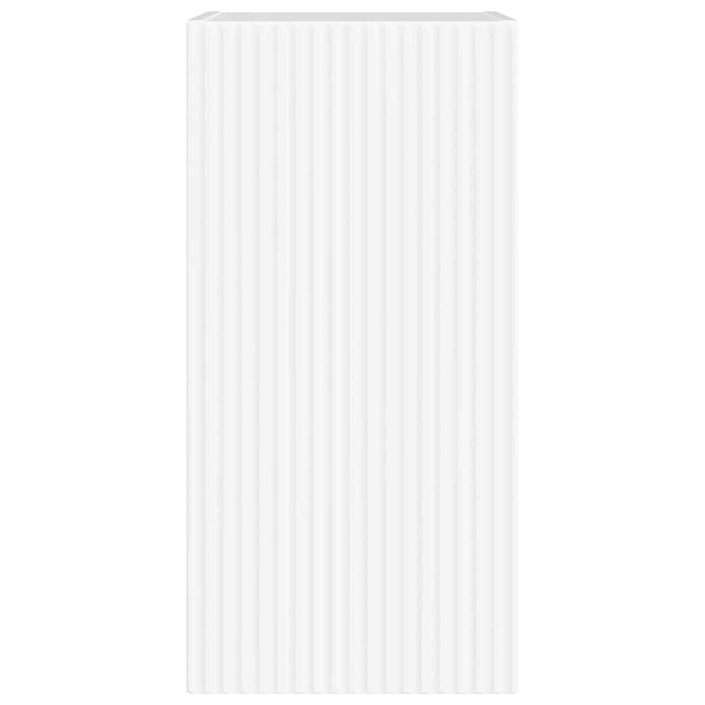 Tv Wall Cabinet 2 Pcs Lesklá Bílá Kompozitní Dřevo