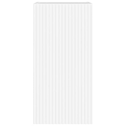 Tv Wall Cabinet 2 Pcs Lesklá Bílá Kompozitní Dřevo