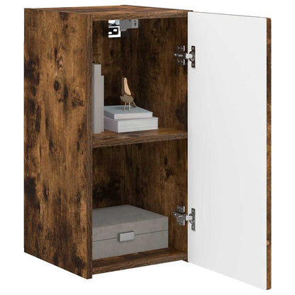 Tv Wall Cabinet 2 Pcs Kouřový Dub Kompozitní Dřevo