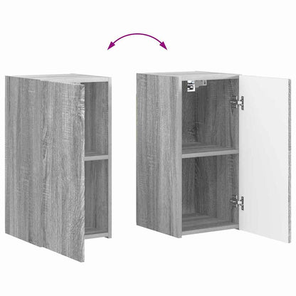 Tv Wall Cabinet 30 X 31 X 60 Cm Šedá Sonoma Kompozitní Dřevo