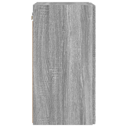 Tv Wall Cabinet 2 Pcs Šedá Sonoma Kompozitní Dřevo