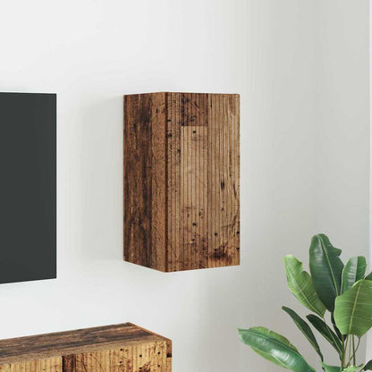 Tv Wall Cabinet 30 X 31 X 60 Cm Staré Dřevo Kompozitní Dřevo
