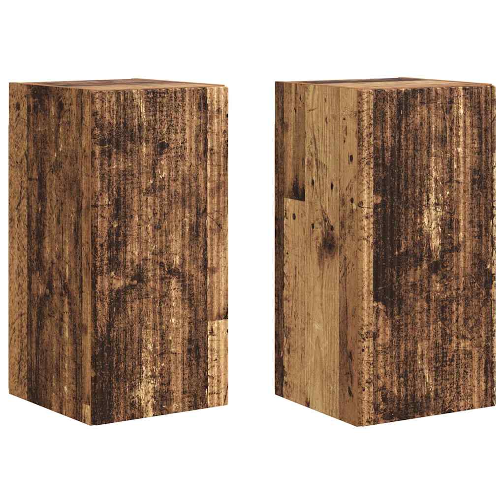 Tv Wall Cabinet 2 Pcs Staré Dřevo Kompozitní Dřevo