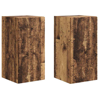 Tv Wall Cabinet 2 Pcs Staré Dřevo Kompozitní Dřevo