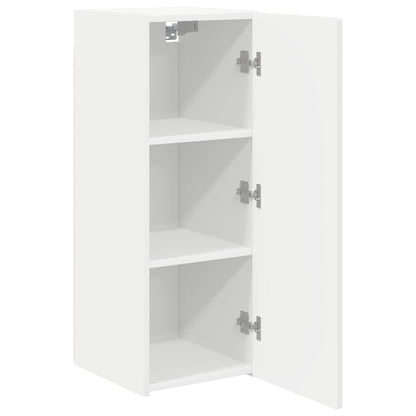Tv Wall Cabinet 2 Pcs Bílá Kompozitní Dřevo