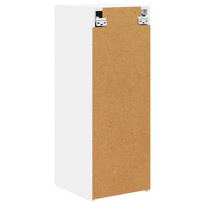 Tv Wall Cabinet 2 Pcs Bílá Kompozitní Dřevo