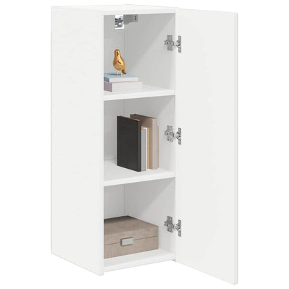 Tv Wall Cabinet 2 Pcs Bílá Kompozitní Dřevo
