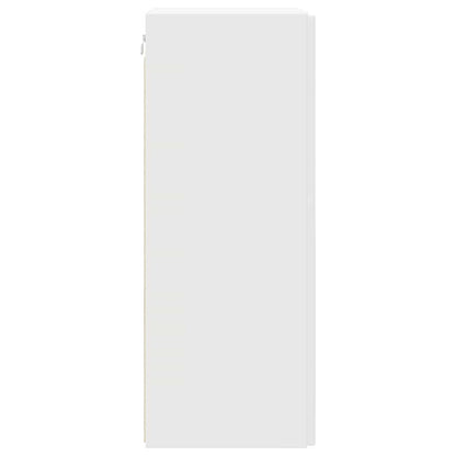 Tv Wall Cabinet 2 Pcs Bílá Kompozitní Dřevo