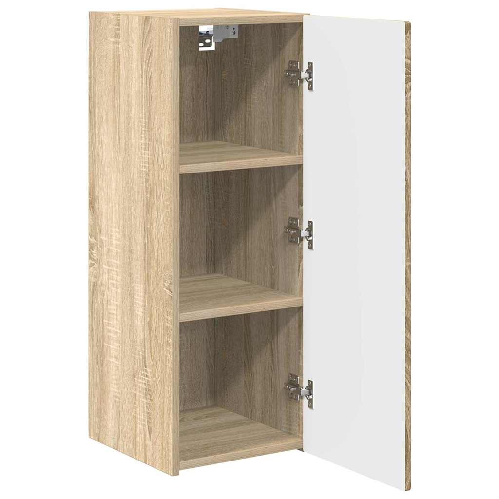 Tv Wall Cabinet 30 X 31 X 80 Cm Sonoma Kompozitní Dřevo