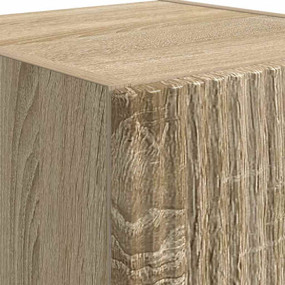 Tv Wall Cabinet 2 Pcs Sonoma Kompozitní Dřevo